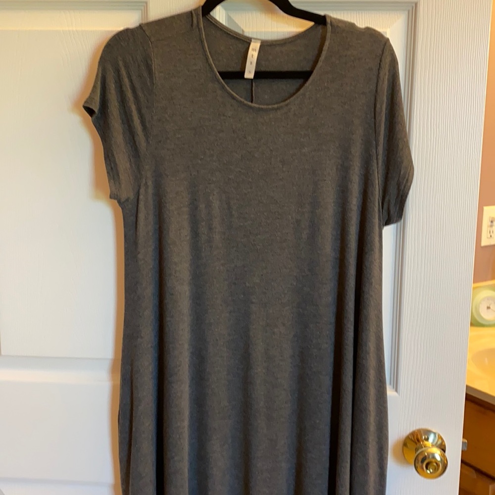 Gray tee shirt dress. Never worn.